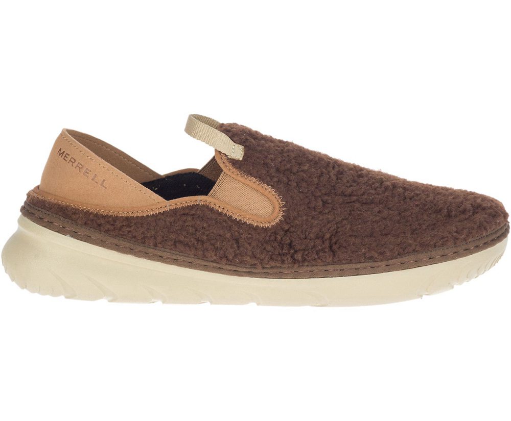 Slip On Homem - Merrell Hut Moc Cocoa - Marrom - LTS394608